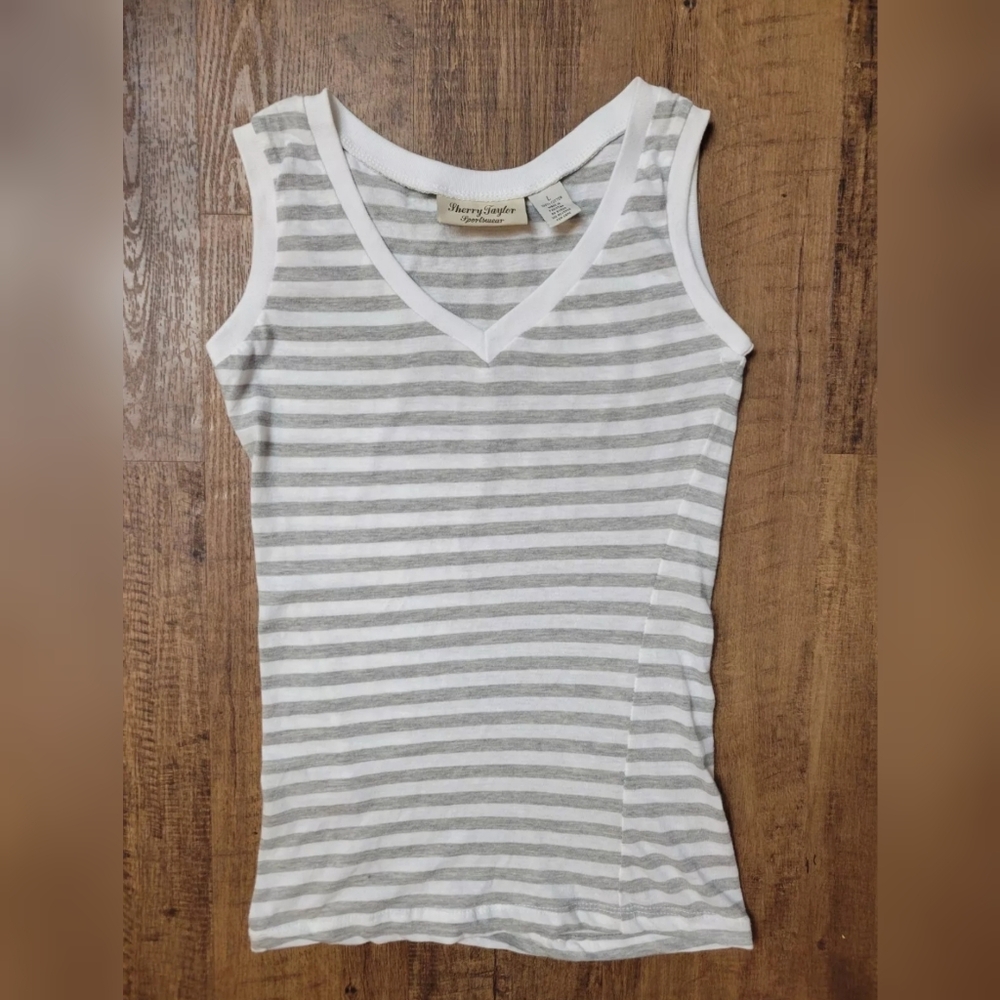FREE W BUNDLE Sherry Taylor Sportswear striped tank top